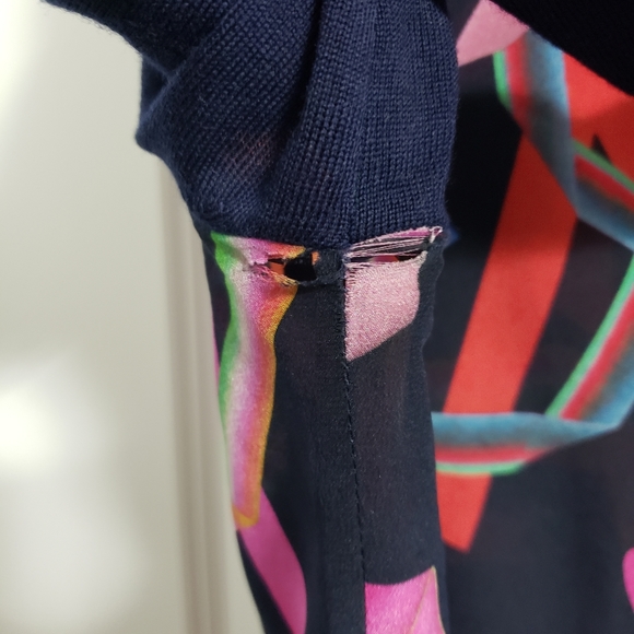 PAUL SMITH Ribbons Navy Wool Cardigan - Picture 15 of 16